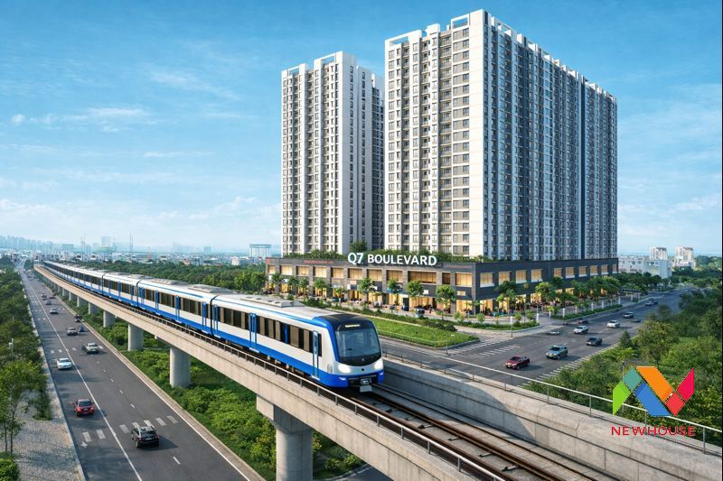 Image of Tuyến Metro Bến Thành - Cần Giờ tác động đến căn hộ Q7 Boulevard (Q7 cũ) thế nào?